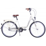 Mestský bicykel 26 Fuzlu Georgia 3S Krémový